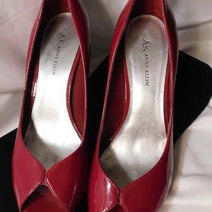 Ann Klein AK Red High Heel Shoes